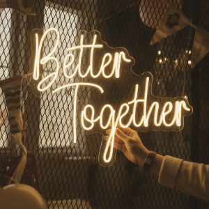 Better Together – Düğün Dekorasyonu – Neon Led Tabela