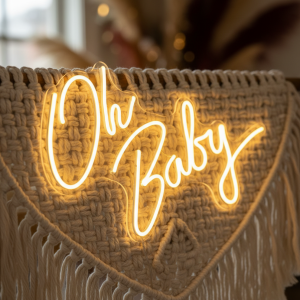 Oh Baby – Düğün Dekorasyonu – Neon Led Tabela